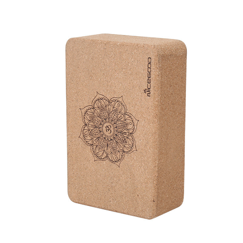 High-density Environmentally Friendly Cork Yoga Brick - ABC&D Fitness