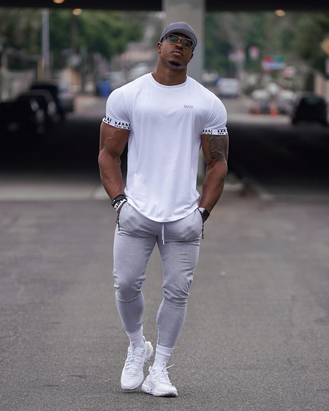 Men’s Sports Short Sleeve T-Shirt – Fitness & Casual Letter Print Tee - ABC&D Fitness