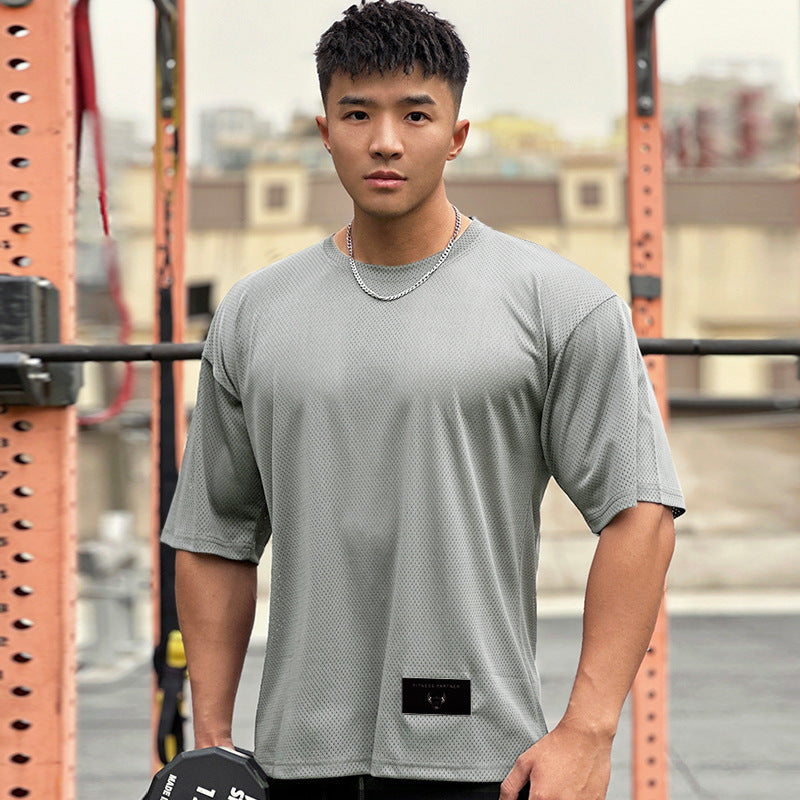 Men’s Quick-Dry Fitness T-Shirt – Breathable Sports Training Top - ABC&D Fitness