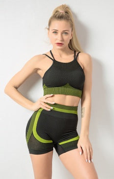 Women’s 2-Piece Yoga Set – Sports Bra & High-Waisted Leggings Gym Outfit - ABC&D Fitness