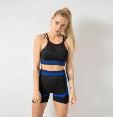 Women’s 2-Piece Yoga Set – Sports Bra & High-Waisted Leggings Gym Outfit - ABC&D Fitness