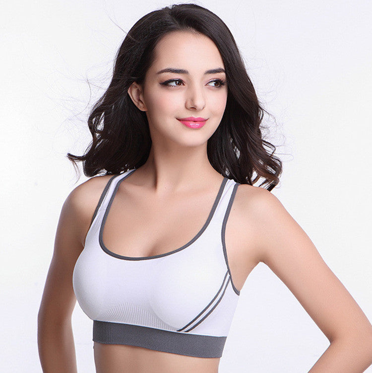 Women’s Seamless Padded Sports Bra – Athletic Tank Top Vest - ABC&D Fitness