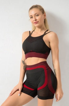 Women’s 2-Piece Yoga Set – Sports Bra & High-Waisted Leggings Gym Outfit - ABC&D Fitness
