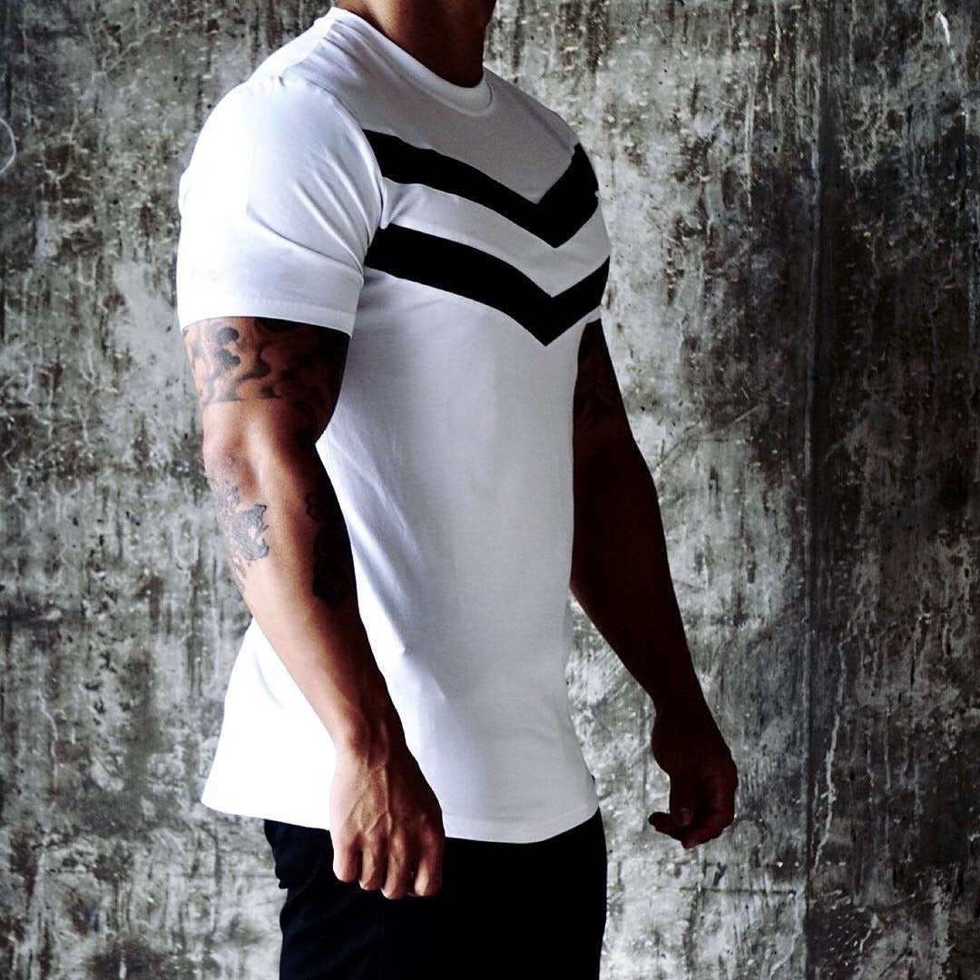 n’s Sports Fitness Training T-Shirt – Cotton Short Sleeve Gym Top - ABC&D Fitness