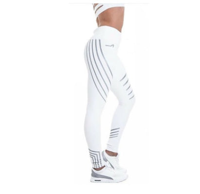 Women’s Night Glowing Workout Leggings – High-Waist Slim Fit Fitness Pants - ABC&D Fitness