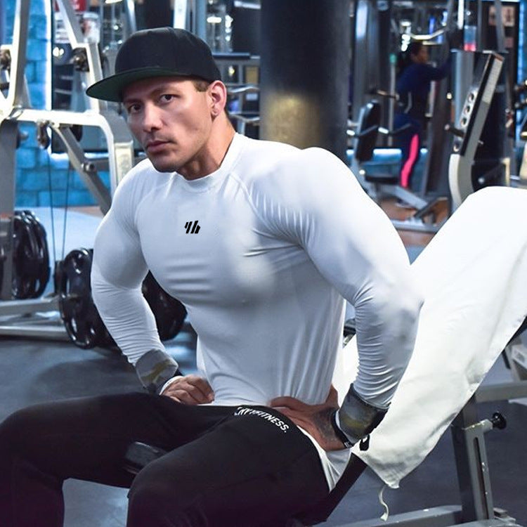 Men’s Long Sleeve Quick-Dry Sports T-Shirt - ABC&D Fitness