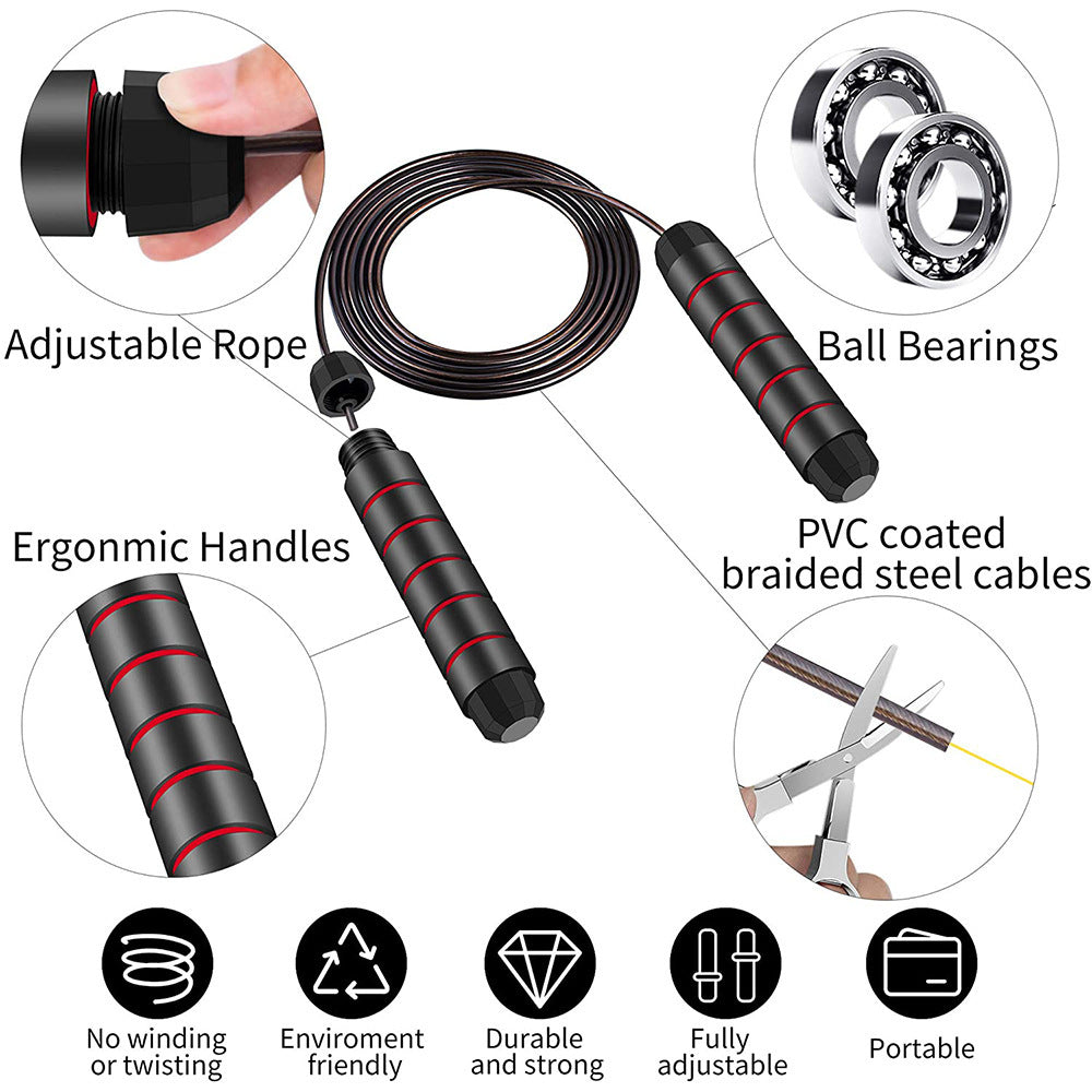 Push-Up Bracket Rebound Pull Rope 4 Rounds - ABC&D Fitness
