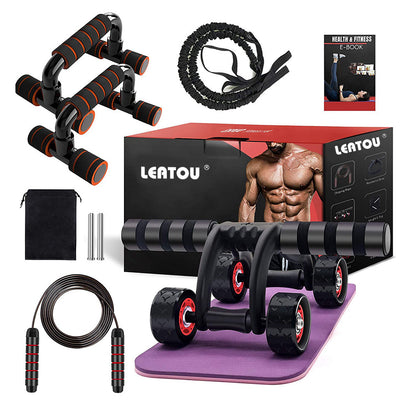 Push-Up Bracket Rebound Pull Rope 4 Rounds - ABC&D Fitness