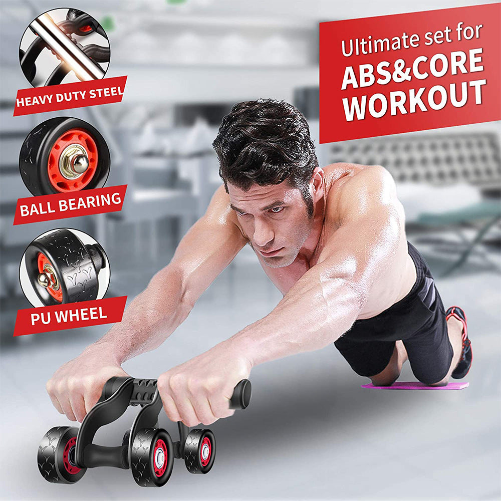 Push-Up Bracket Rebound Pull Rope 4 Rounds - ABC&D Fitness