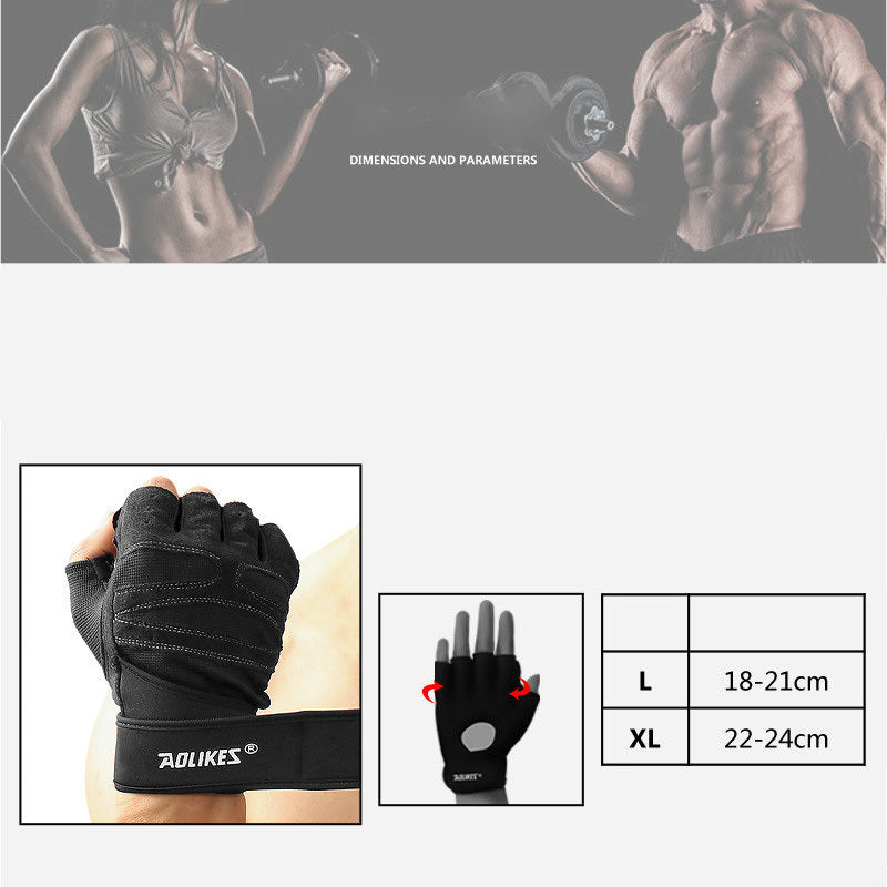 Fitness Weightlifting Half-Finger Gloves - ABC&D Fitness