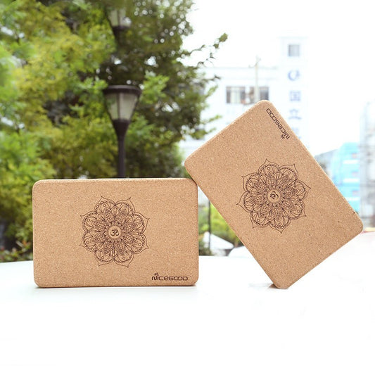 High-density Environmentally Friendly Cork Yoga Brick - ABC&D Fitness