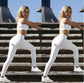 Women’s Night Glowing Workout Leggings – High-Waist Slim Fit Fitness Pants - ABC&D Fitness