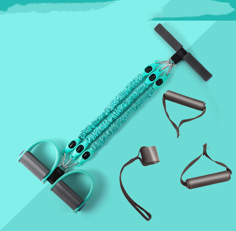 Multi Function Tension Rope Strong Fitness Resistance Bands Latex Pedal Pull Ropes Yoga Fitness Equipment - ABC&D Fitness