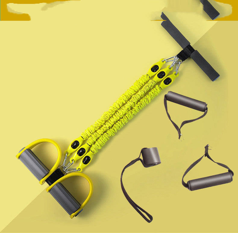 Multi Function Tension Rope Strong Fitness Resistance Bands Latex Pedal Pull Ropes Yoga Fitness Equipment - ABC&D Fitness