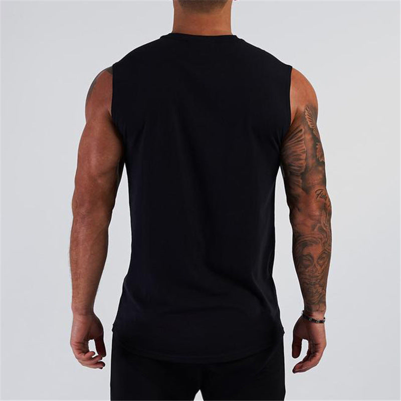 Men’s Cotton Fitness Vest – Sleeveless Gym & Training Tank Top - ABC&D Fitness