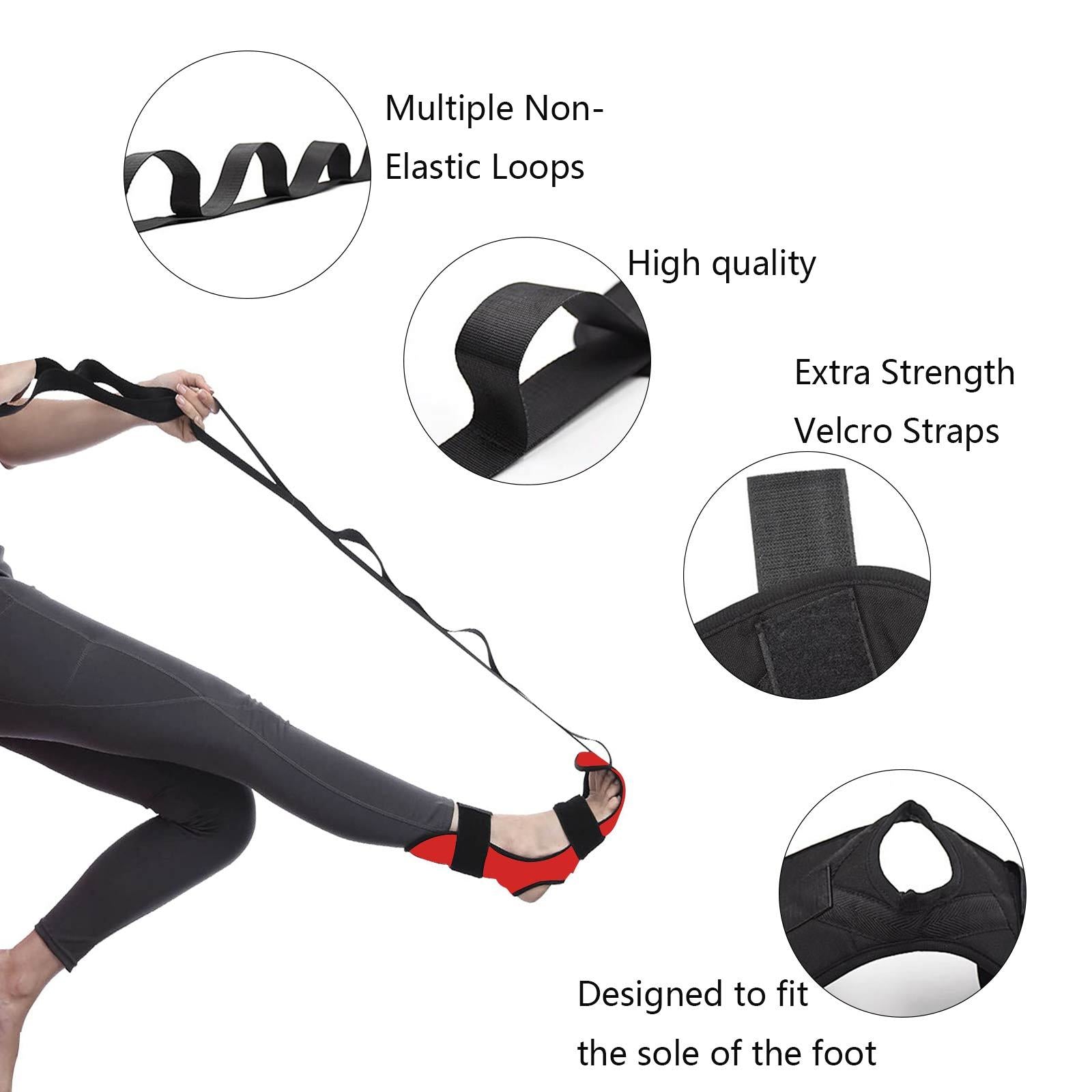 Men's And Women's Yoga Stretching Straps - ABC&D Fitness