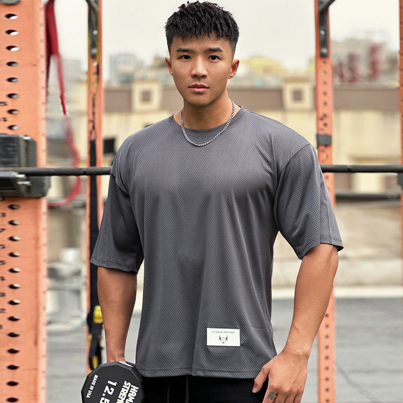 Men’s Quick-Dry Fitness T-Shirt – Breathable Sports Training Top - ABC&D Fitness