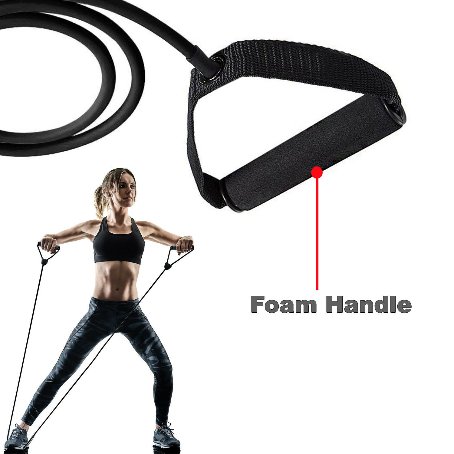 Fitness Puller Training Elastic Band Resistance - ABC&D Fitness