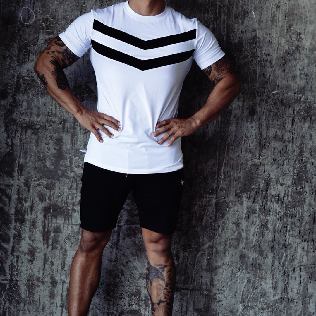 n’s Sports Fitness Training T-Shirt – Cotton Short Sleeve Gym Top - ABC&D Fitness