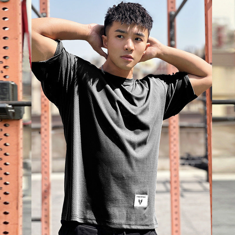 Men’s Quick-Dry Fitness T-Shirt – Breathable Sports Training Top - ABC&D Fitness