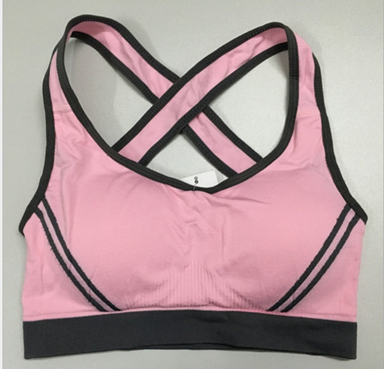 Women’s Seamless Padded Sports Bra – Athletic Tank Top Vest - ABC&D Fitness