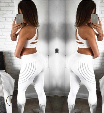 Women’s Night Glowing Workout Leggings – High-Waist Slim Fit Fitness Pants - ABC&D Fitness