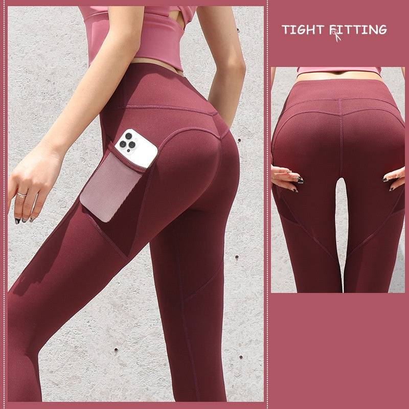 Women’s Seamless High-Waist Push Up Yoga & Running Pants - ABC&D Fitness