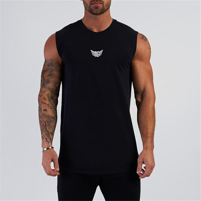 Men’s Cotton Fitness Vest – Sleeveless Gym & Training Tank Top - ABC&D Fitness