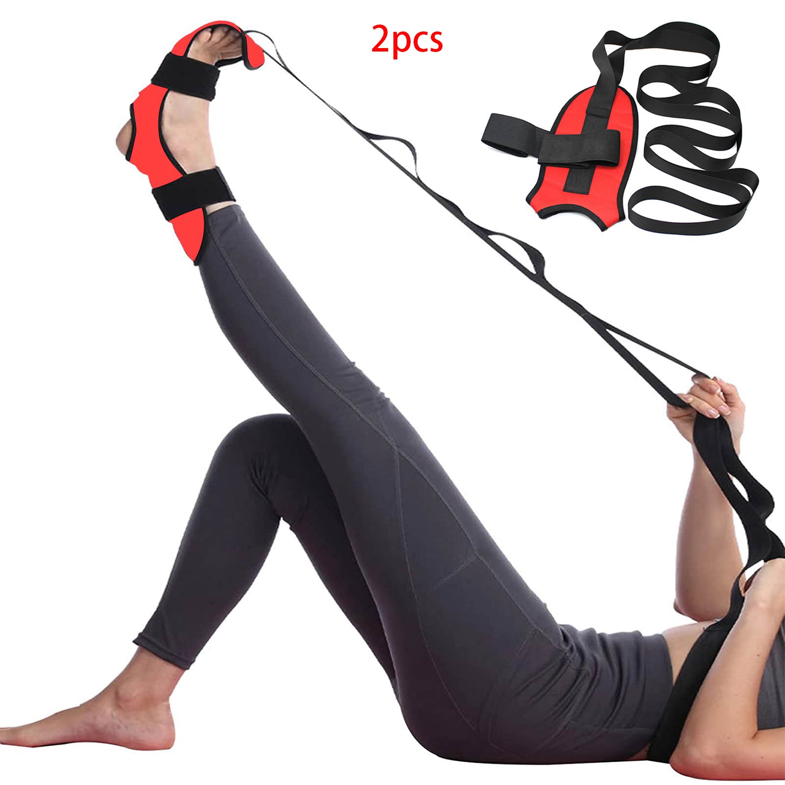 Men's And Women's Yoga Stretching Straps - ABC&D Fitness