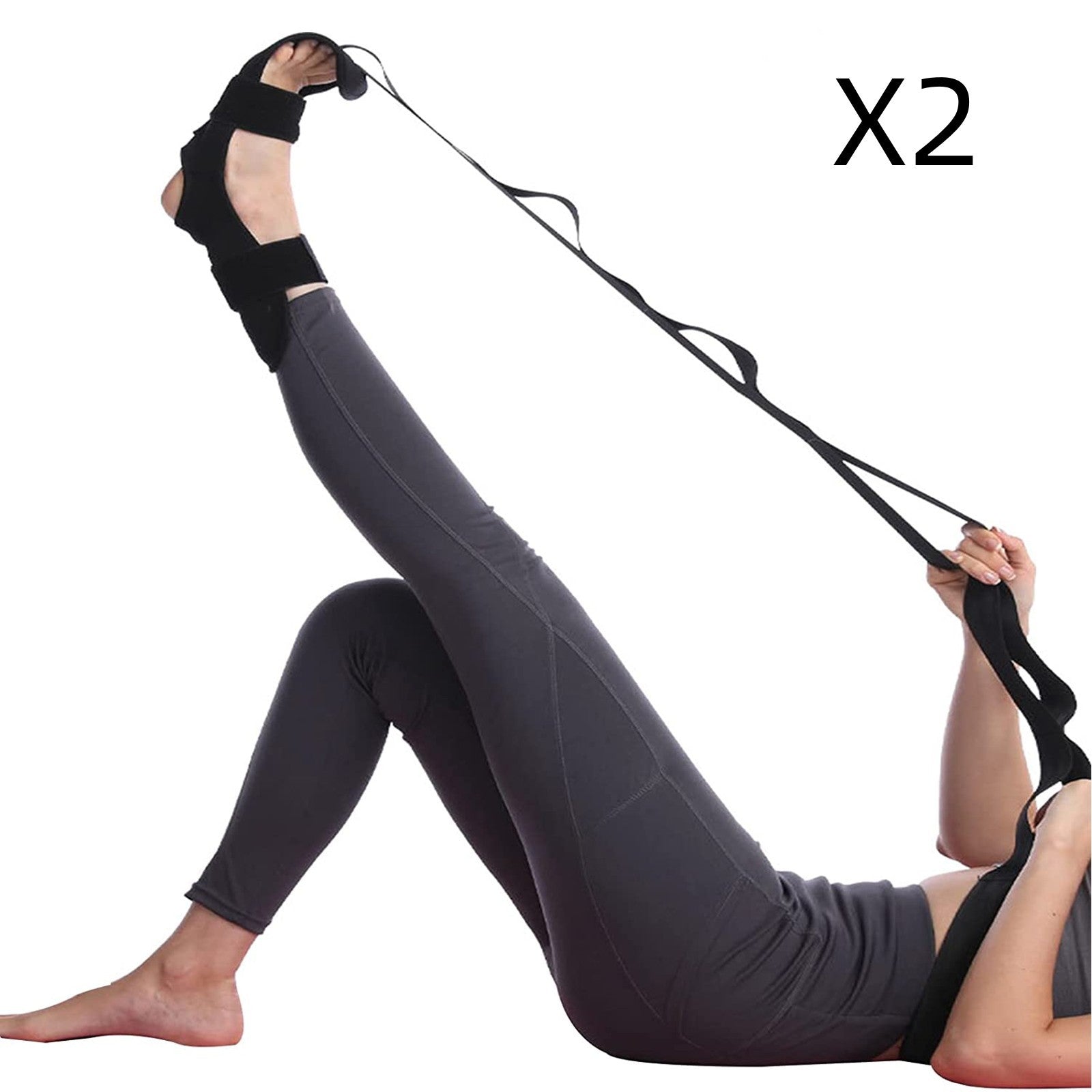 Men's And Women's Yoga Stretching Straps - ABC&D Fitness