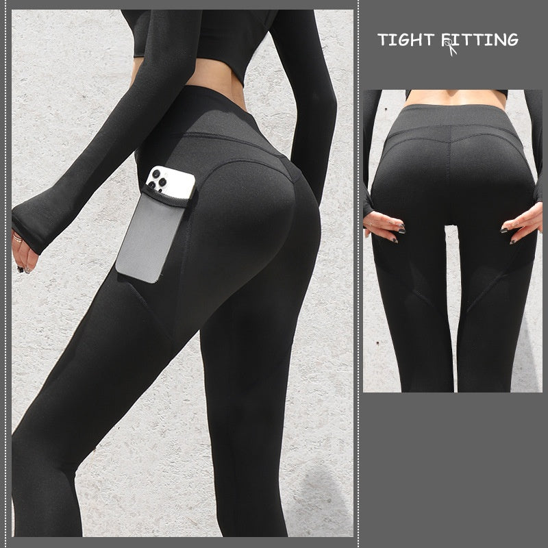 Women’s Seamless High-Waist Push Up Yoga & Running Pants - ABC&D Fitness