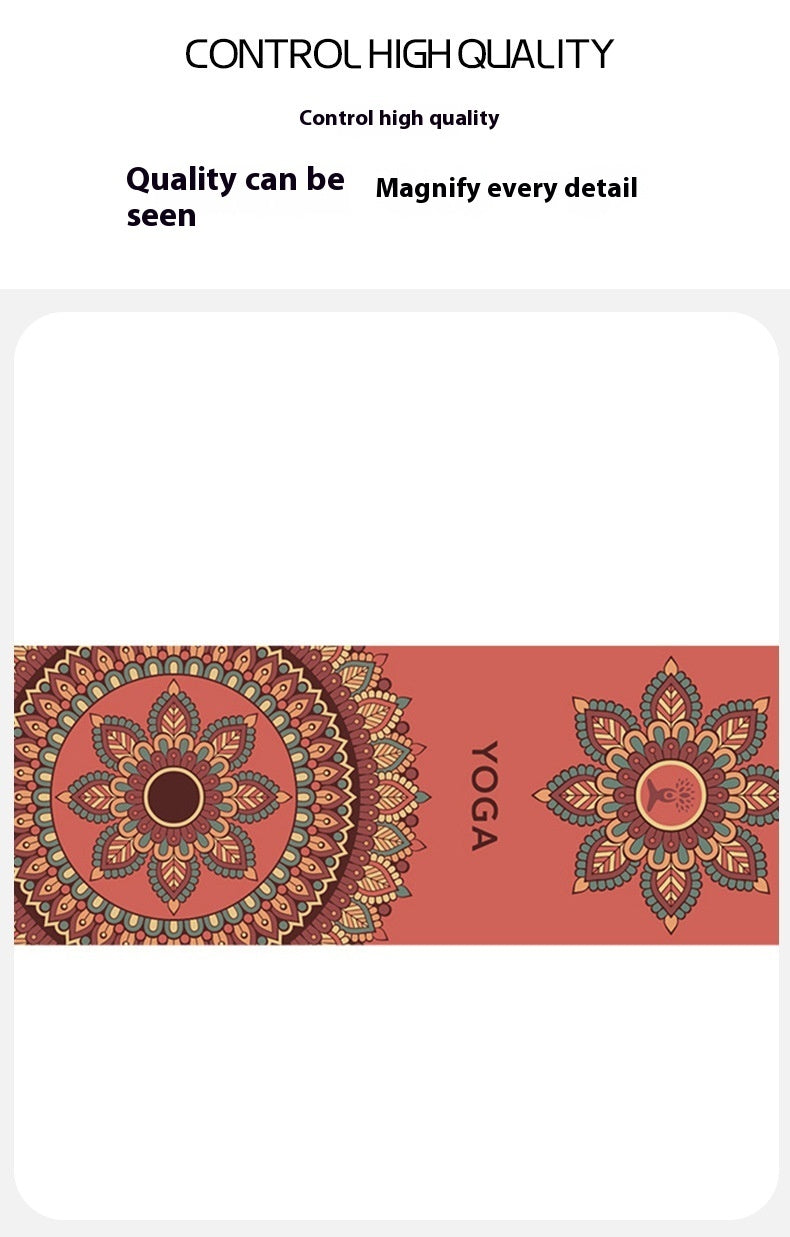 Non Slip Professional Yoga Mat Print - ABC&D Fitness