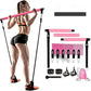Yoga Gymnastic Bar 180 Pounds Reinforced Resistance Band Pull Rope Set - ABC&D Fitness